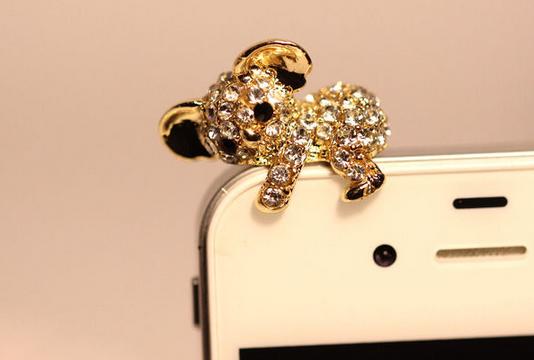 Koala Sales Cute Dust Plug 3.5mm Headphones Gadgets Stubs For Iphone 6 5s For Samsung S7 xiaomi Universal Push-button phones