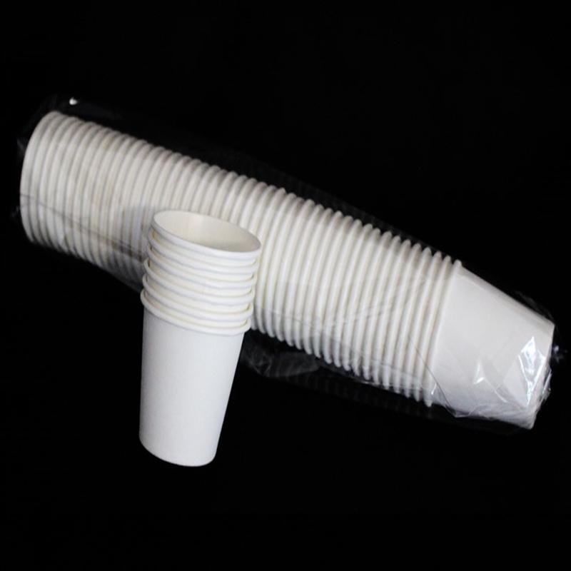 50pcs/pack 50ml Small Paper Cups Taste Cup Disposable Paper Cup Party Supplies WALK KNOW