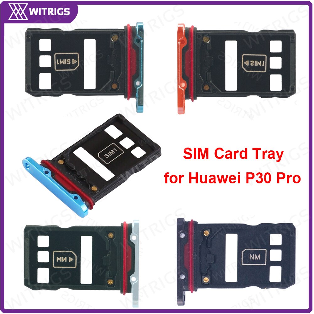 Witrigs SIM Card Tray Holder Slot Socket For Huawei P30 Pro