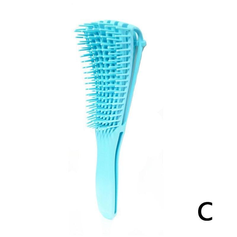 Abody-cepillo de silicona para masaje de cuero cabelludo, cepillo para el pelo con nudo antinudo, tipo pulpo