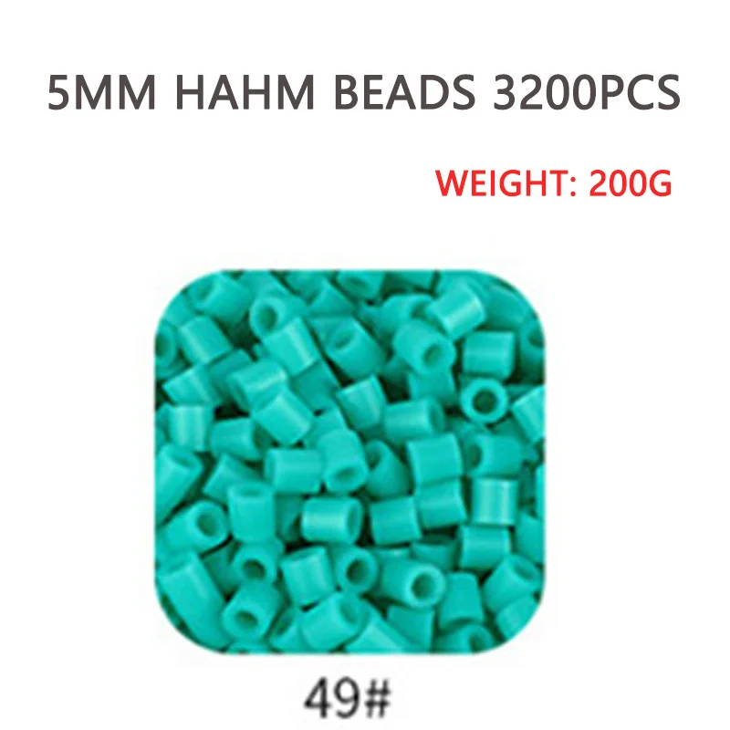 5MM Hama Beads 57 Colors For Choose Kids Education Diy Toys 100% Guarantee Perler Beads: Multicolor