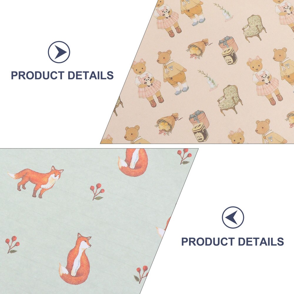 54pcs Envelope Stationery Letter Paper Letter Writing Paper Set (mixed color)