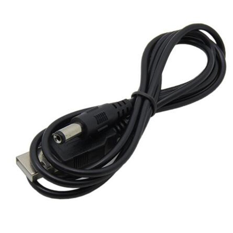 LBSC USB to 5.5 mm/2.1 mm 5 Volt DC Barrel Jack Power Cable - 1M
