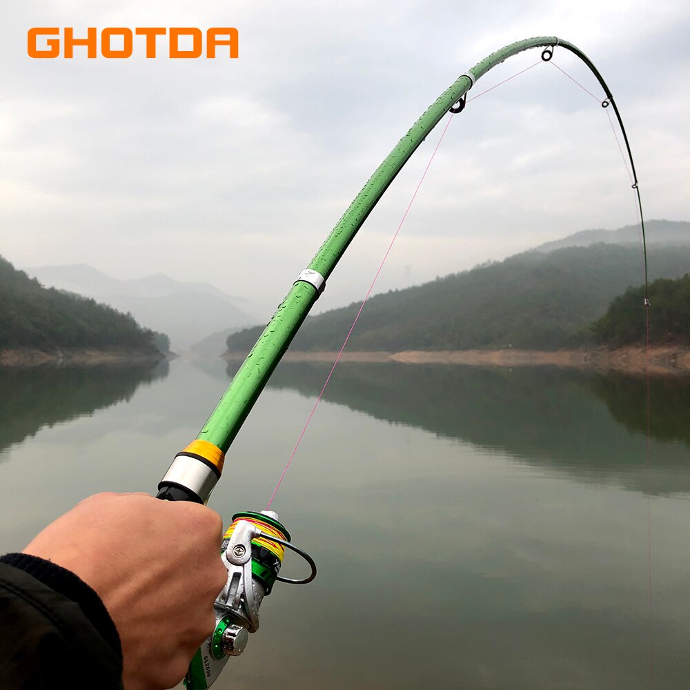 GHOTDA Sea Telescopic Fishing Rods Carp Fishing Spinning Rod Ultra Light Spinning Feeder Rod for Fishing Travel To