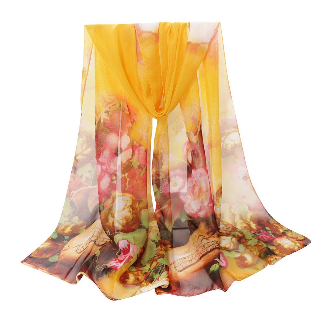 Witte Chiffon Dames Sjaals kopen? ✔️ Tot 39% korting