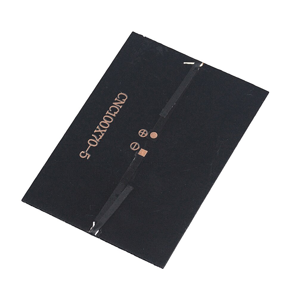 Panel Solar de 5V, 200MA, Mini Sistema Solar DIY para baterías, cargadores de teléfonos móviles, célula Solar portátil, 100x70mm, 1 ud.