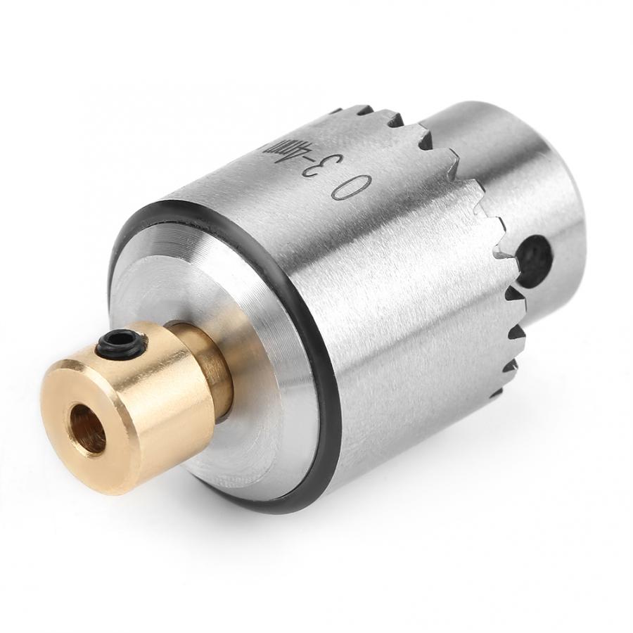 Micro 0.3-4mm JTO Taper Mounted Drill Chuck and Wrench with Chuck Key for Lathe Electric Drill.
