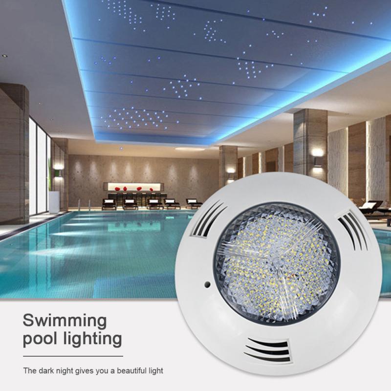 LED Swimming Pool Wall Lamp Colorful RGB Remote Control Stainless Steel Sealed Swimming Pool Wall Lamp 18w Underwater Lamp