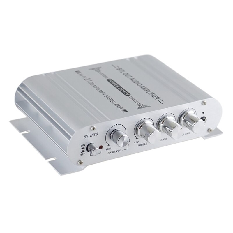 12V 400 wat 2. 1-kanałowy samochodowy sprzęt audio wzmacniacz stereofoniczny głośnik klasa mocy A / B wzmacniacz