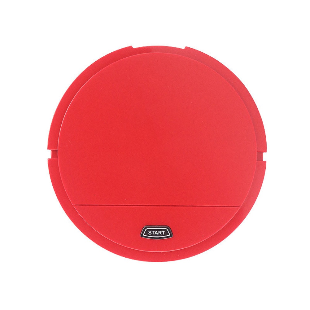 Smart Home Automatic Sweeper Smart Powerful Suction Wet Mopping Vacuum Cleaner Robot: Red