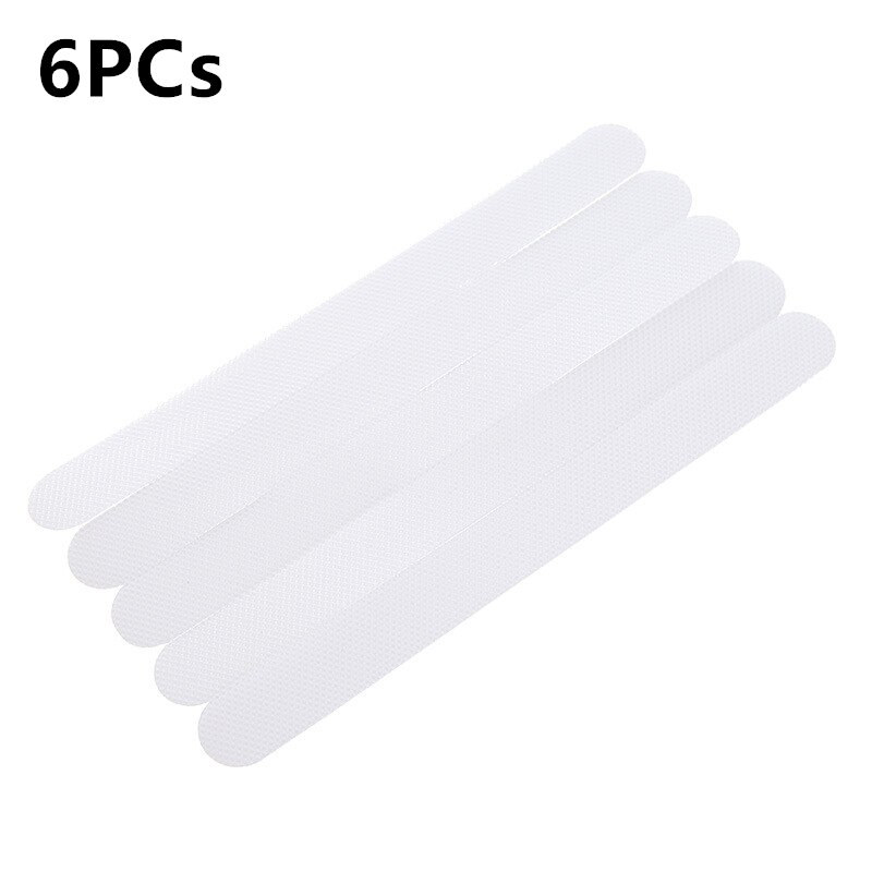 3/6/12PCs Anti-Slip Strips Shower Stickers Bath Safety Strips Bathtubs Showers Stairs Floors Transparent Non Slip Strip Stickers: 6PCs