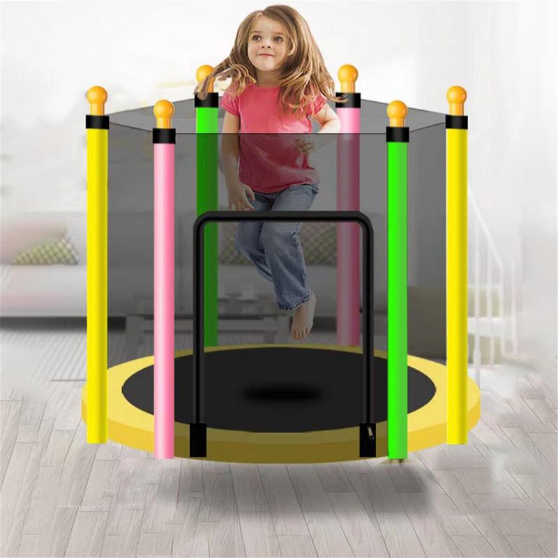 6-polig 1.2/1.4 m rund Kinder Mini-Trampolin gehäuse Netz polster wetterfester Trampolin-Netzwerks chutz
