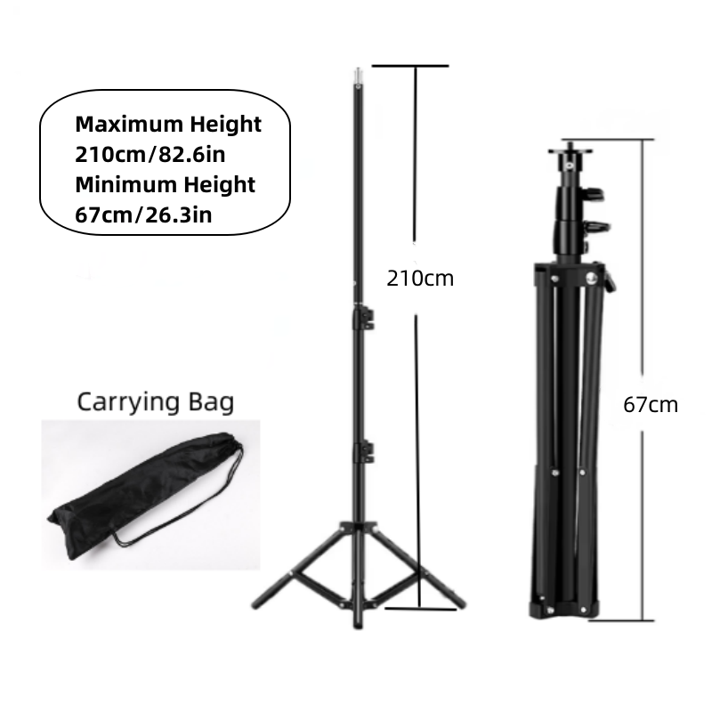 Rp01 suporte de luz de liga de metal resistente, tripé de 160cm para estúdio fotográfico, softbox, vídeo, flash, refletor, iluminação, suporte de fundo: CÉU AZUL