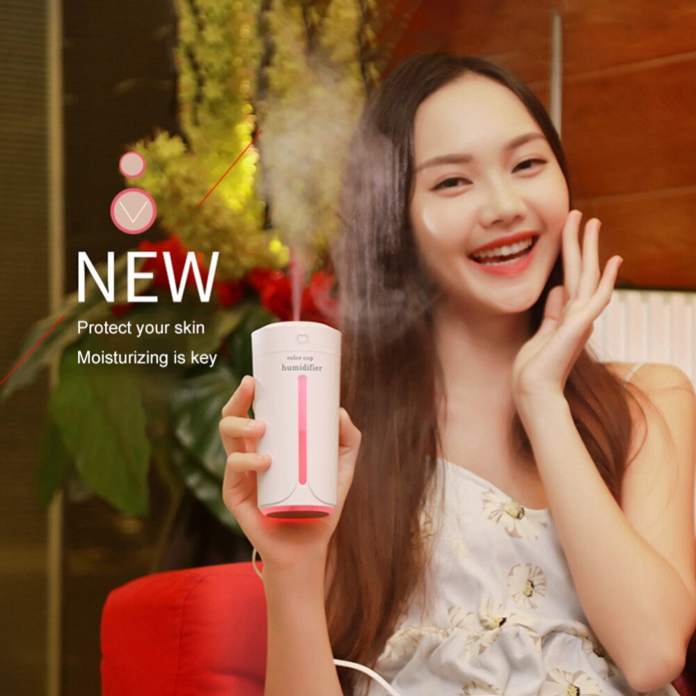USB LED Ultrasonic Family Car Humidifier Air Distributor Purifier Nebulizer Batch