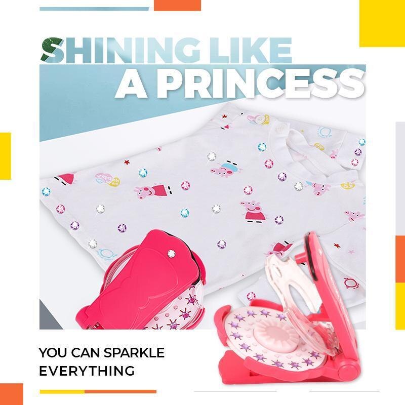 Blinger Gem agrafeuse jouet fille accessoires enfants maquillage Blingerrenss bijoux Nail-Rig-Girl semblant jouer autocollants populaires jouets cheveux-