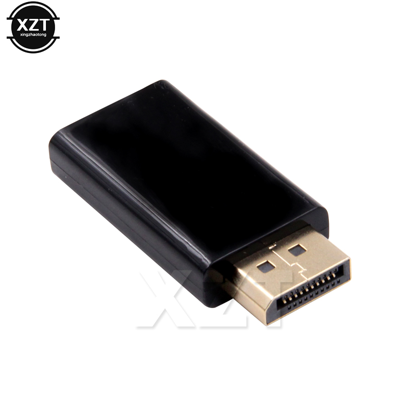 Displayport para hdmi-adaptador macho dp para fêmea hdmi-compatível cabo conversor de áudio de vídeo para hd tv pc projetor