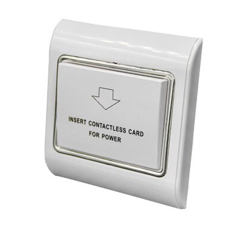 Zilver Hotel Key Card Energiebesparende Schakelaar Saver Insert Kamer Keycard Te Nemen Power 1 Jaar Garantie Cr86 Standaard Maat 125 khz T57