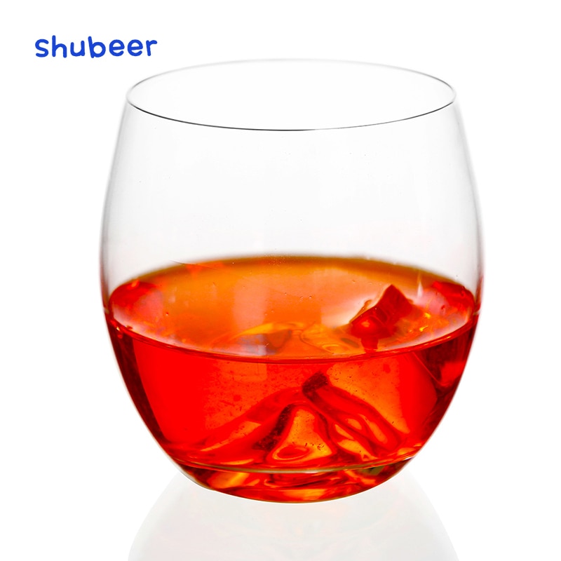 Simple Whisky Glass Cup Volcanic Touch Bottom On The Rock Glass 350ml Fastest ePacket