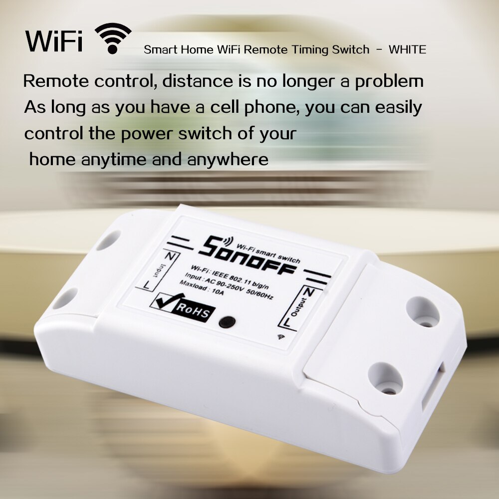 SONOFF 10A DIY Smart WiFi Algemene Wijziging Afstandsbediening Power Shut met Smart APP