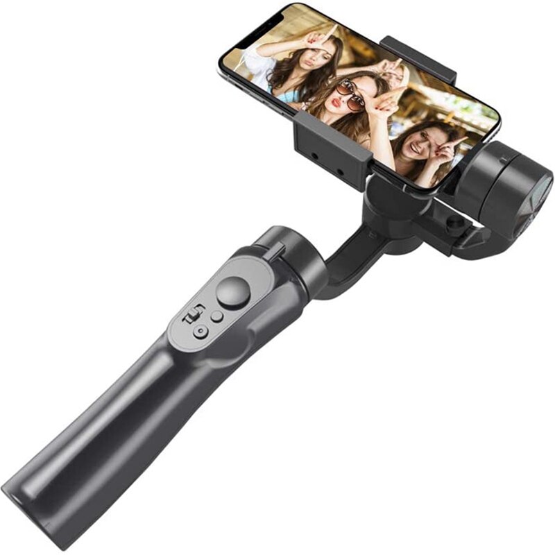 H4 handzame gimbal stabilisator 3 -assige videorecorder houder action camera gezichtsherkenning smartphone stabilisator met standaard