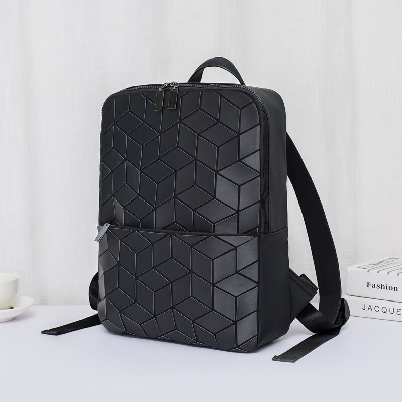 Vrouwen Lichtgevende School Rugzak Geometrische Schoudertas Vrouwelijke Backbag Vouwen Schooltassen Voor Tiener Meisje Hologram Rugzakken