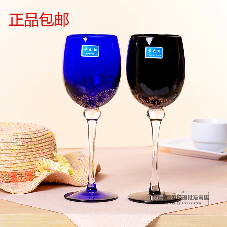 Creatieve Home Decoratie Kleur Glas Wijn Glas Rode Wijn Glas Champagne Glas Primaire Kleur Beker