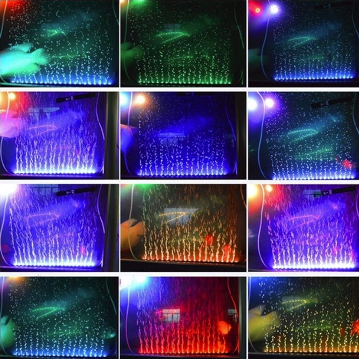 100-240v akvarium lys led vandtæt akvarium lys undersøiske fisk lampe akvarier dekor belysning plante lampe 15-55.5cm