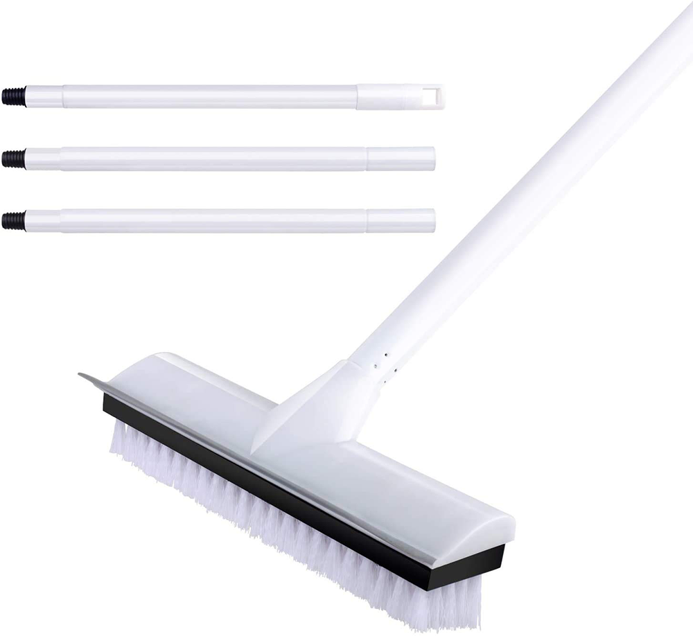 Shower Cleaning Scrubber Brush Floor Scrub Brush with Long Handle