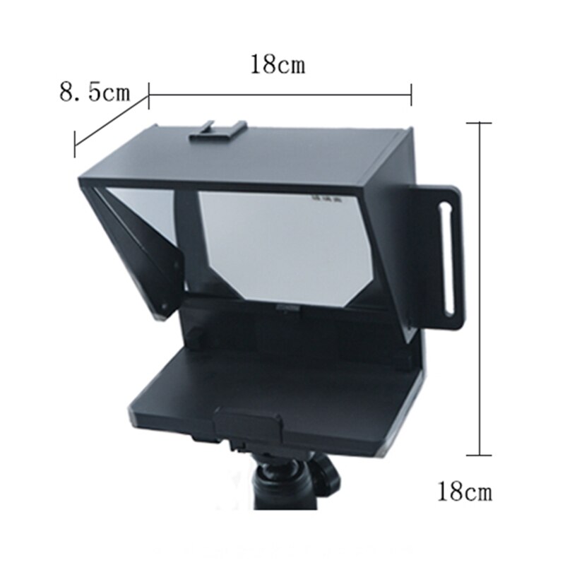 Live Inscription Device Portable Mini Teleprompter Mobile For Cellphone Prompter For News Live Speech for DSLR Cameras