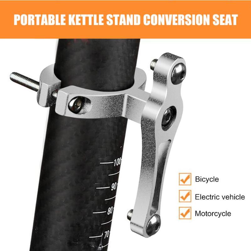 Soporte de jaula para bicicleta de montaña, adaptador de aleación de aluminio para hervidor de agua al aire libre