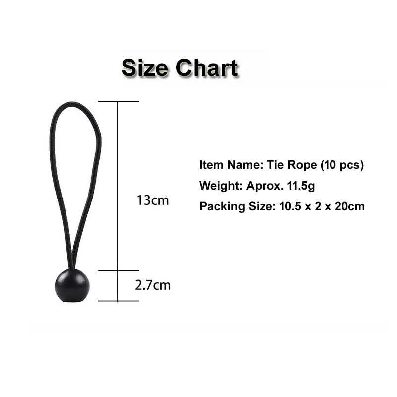 20 pcs elastic tent tension straps ball fastening tie rope tarpaulin awning canopy bungee cords strap outdoor camping accessories
