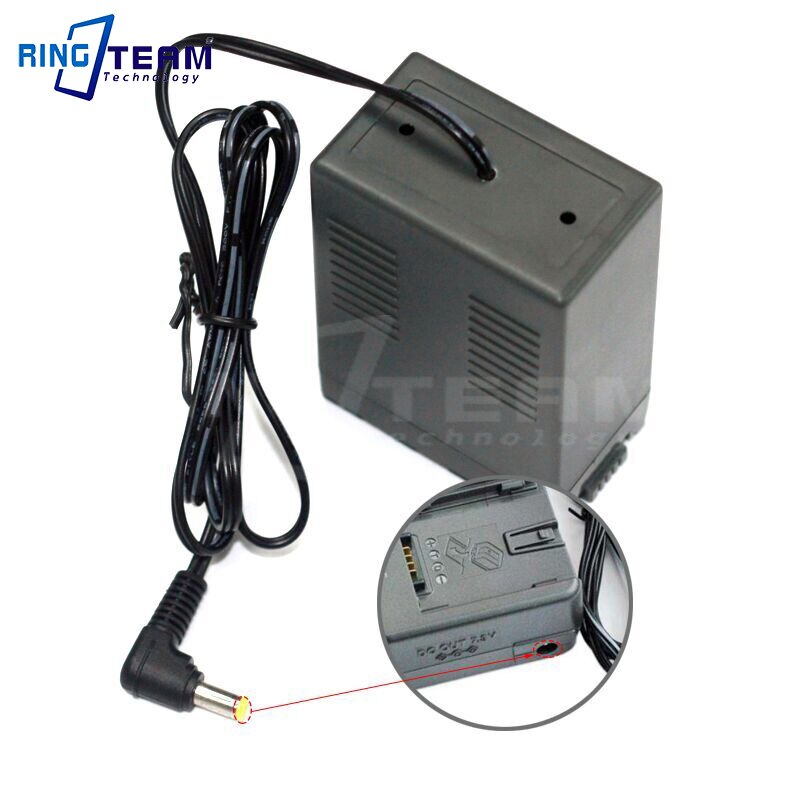 Angular DC macho para Bateria para Panasonic VW-VBG6 D310 AG-AC7 AG-AF100 HDC-HMC40 HMC70 HMC80 HMC150 HMC153 HMR10 HSC1U HDC-DX1