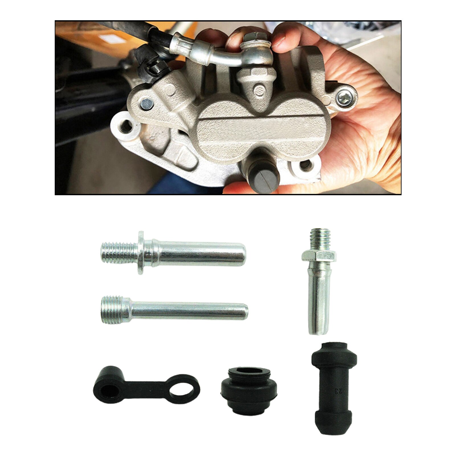 Kit de reparación de pinza de freno, reconstrucción de pasador de guía de pinza delantera y trasera para HONDA CRF, accesorios de reparación de motos
