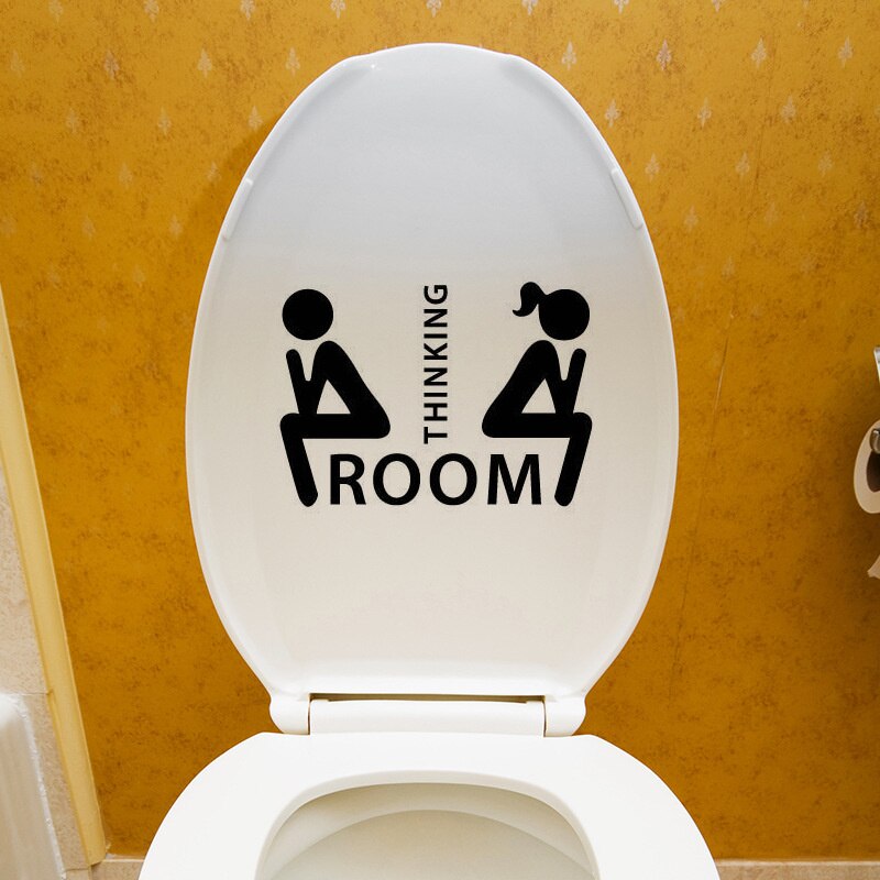 Wc Muursticker Badkamer Decoratie Wc Wc Stickers Waterdicht Wasruimte Pvc Posters Woondecoratie Accessoires