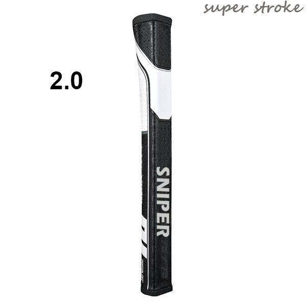 SS putter grips GT 1.0/2.0 size golf putter with no Taper Technology: 2.0 black white