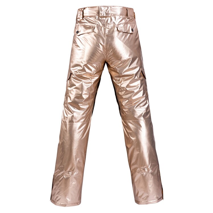 Women's Outdoor Winter Ski Pants Breathable Warming Windproof Warming Thicken Trousers Snowboard Pants High Waist
