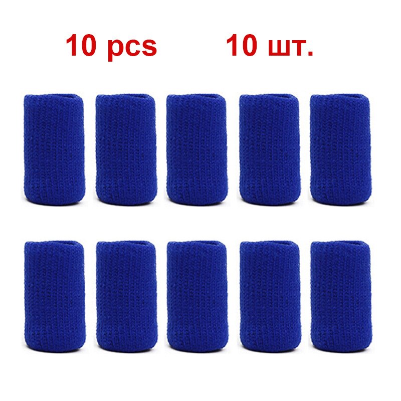 COYOCO Brand Finger Guard Volleyball Protect 10 Pcs Elastic Basketball Soccer Volleyball Finger Sports Protection Tools Blue: Blue