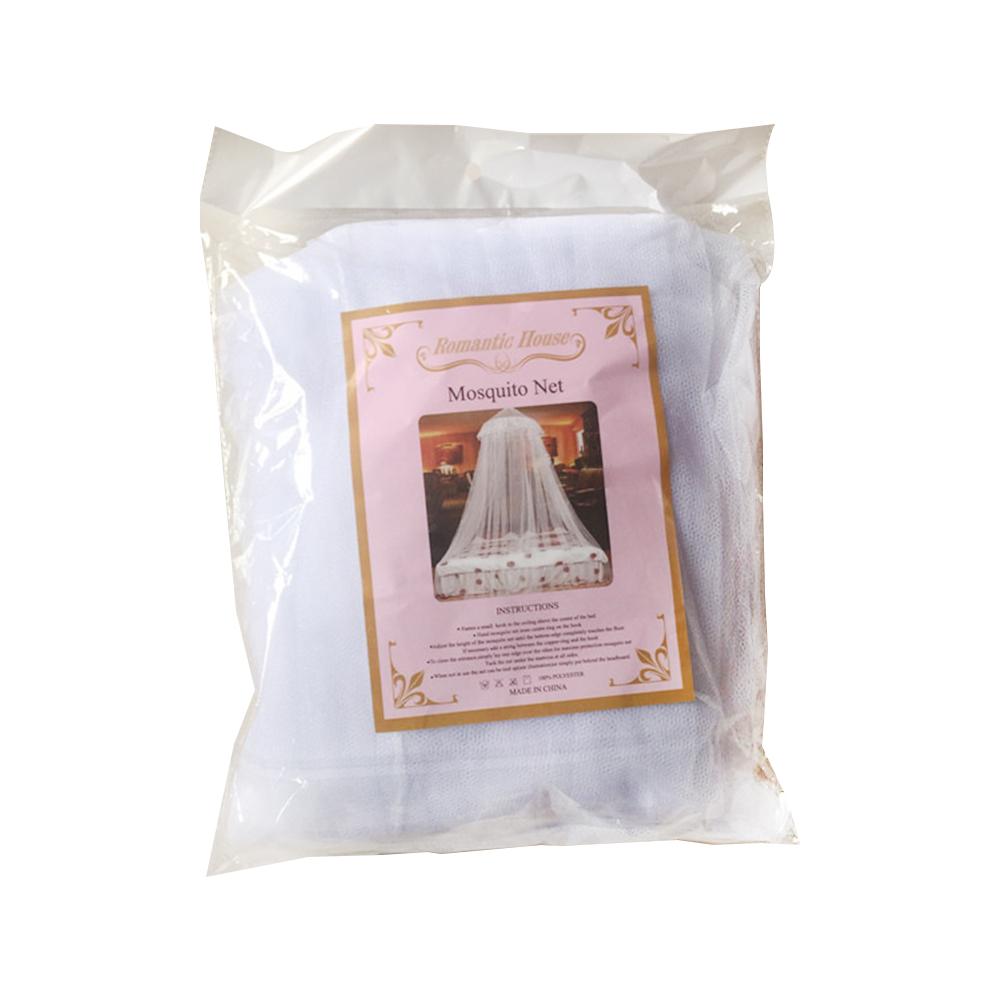 Mosquitera de cúpula, resistente, segura, para techo, cortina de cama, red Natural, protección contra insectos para cama de niños