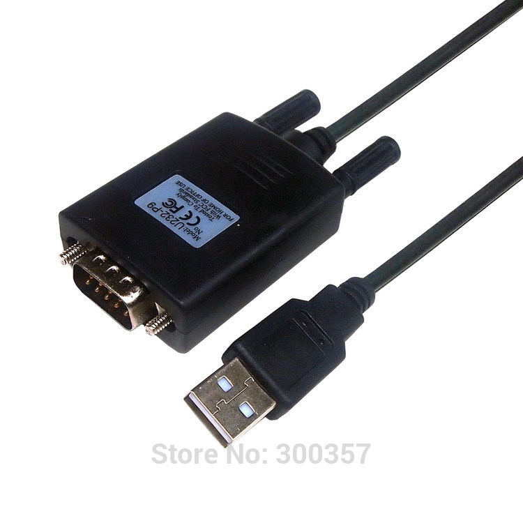USB to RS232 Male COM Port Serial PDA 9Pin DB9 Serial converter Adapter GPS FTA Cable +cd driver with chipset