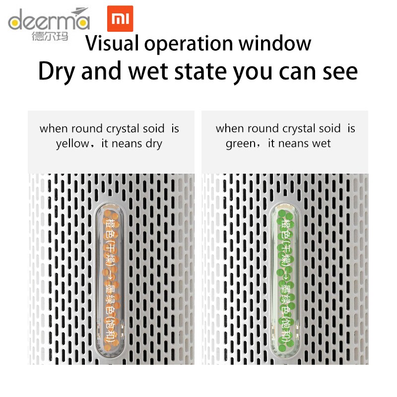 Deerma Small Mini Dehumidifier Mini Dehumidification Box Electric Air Dryer for Home Wardrobe Bookcase