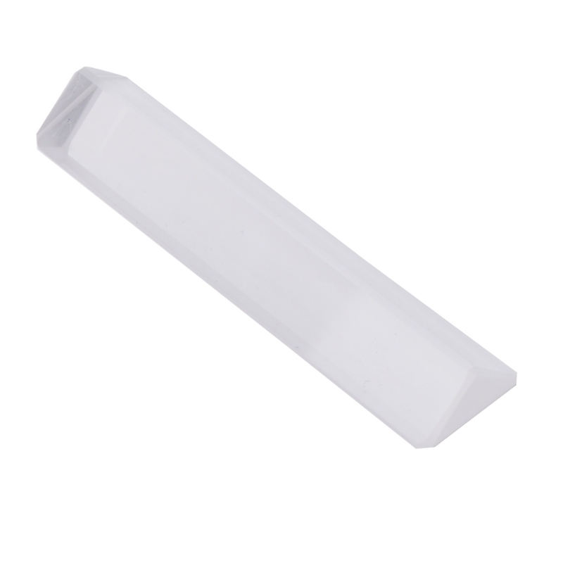 OOTDTY K9 cristal óptico ángulo recto que refleja el prisma Triangular para la enseñanza de espectro de luz