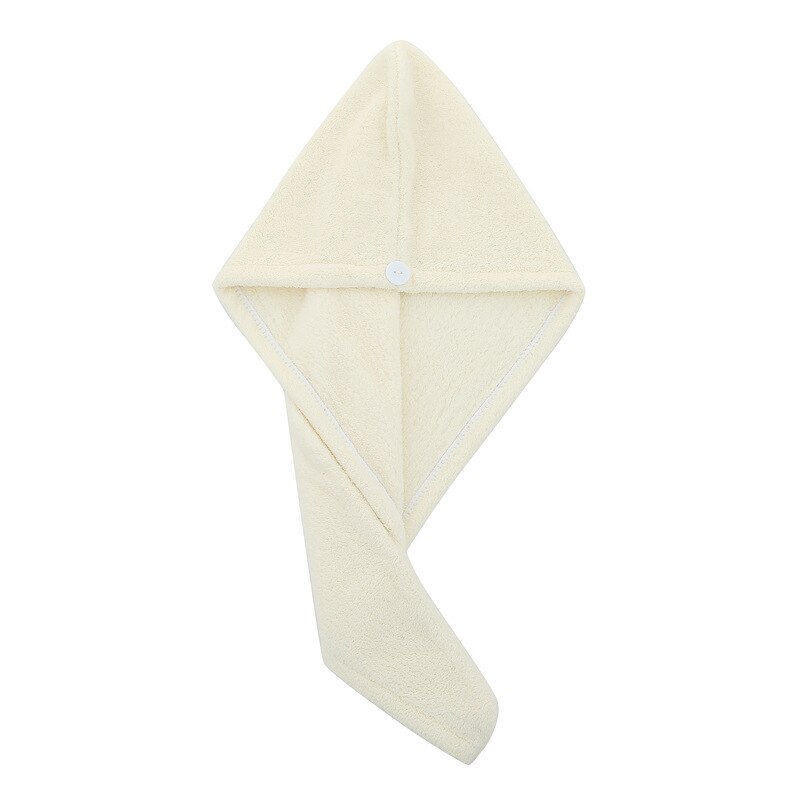 Shower Cap Magic Microfiber Hair Quick Drying Dryer Towel Bath Wrap Cap Quick Hat Turban Dry shower cap hair Wrap Towel Caps: White