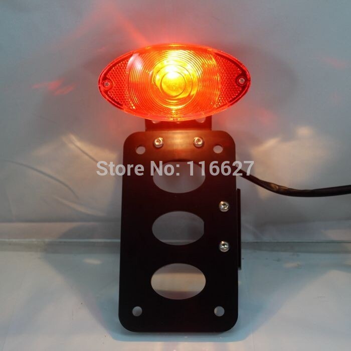 Brake Achterlicht Kenteken Beugel Sportster Chopper XL Bobber Custom DIY Black Side Mount Voor Harley