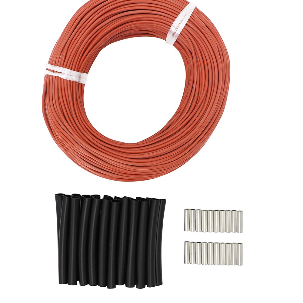 Warm Floor Heating MINCO HEAT Infrared Warm Floor Cable 12K 33ohm/m Rubber Jacket Carbon Fiber Heating Wire Warm Floor Cable