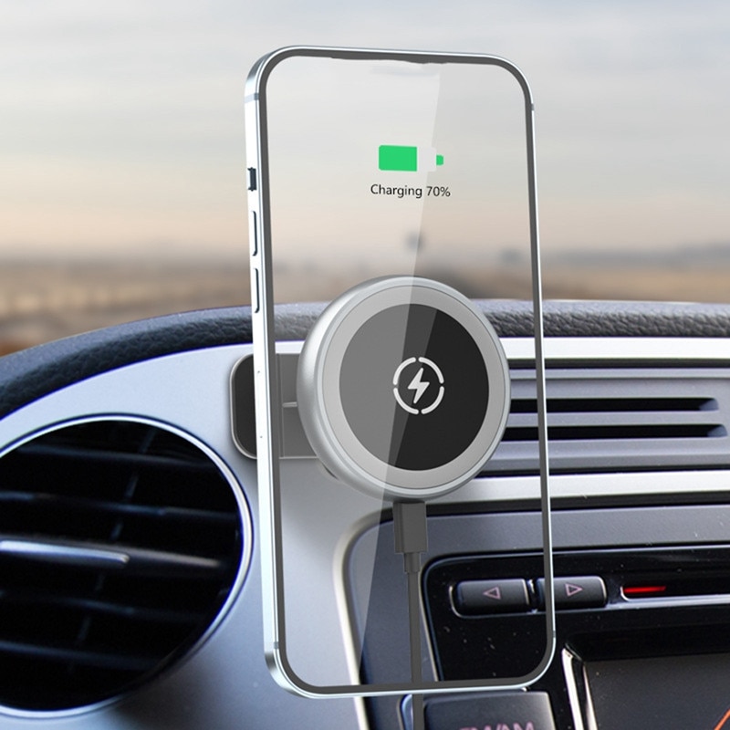 15W Magnetische Draadloze Opladen Is Geschikt Voor Iphone 12 Pro 12Mini 12Promax Magnetische Auto Draadloze Oplader