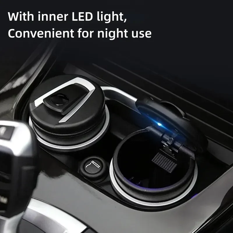 Tragbare LED Rauch Auto Aschenbecher Ashbox Tasse Auto Anzeige Aschenbecher Auto Getränkehalter. Es ist schnell und einfach