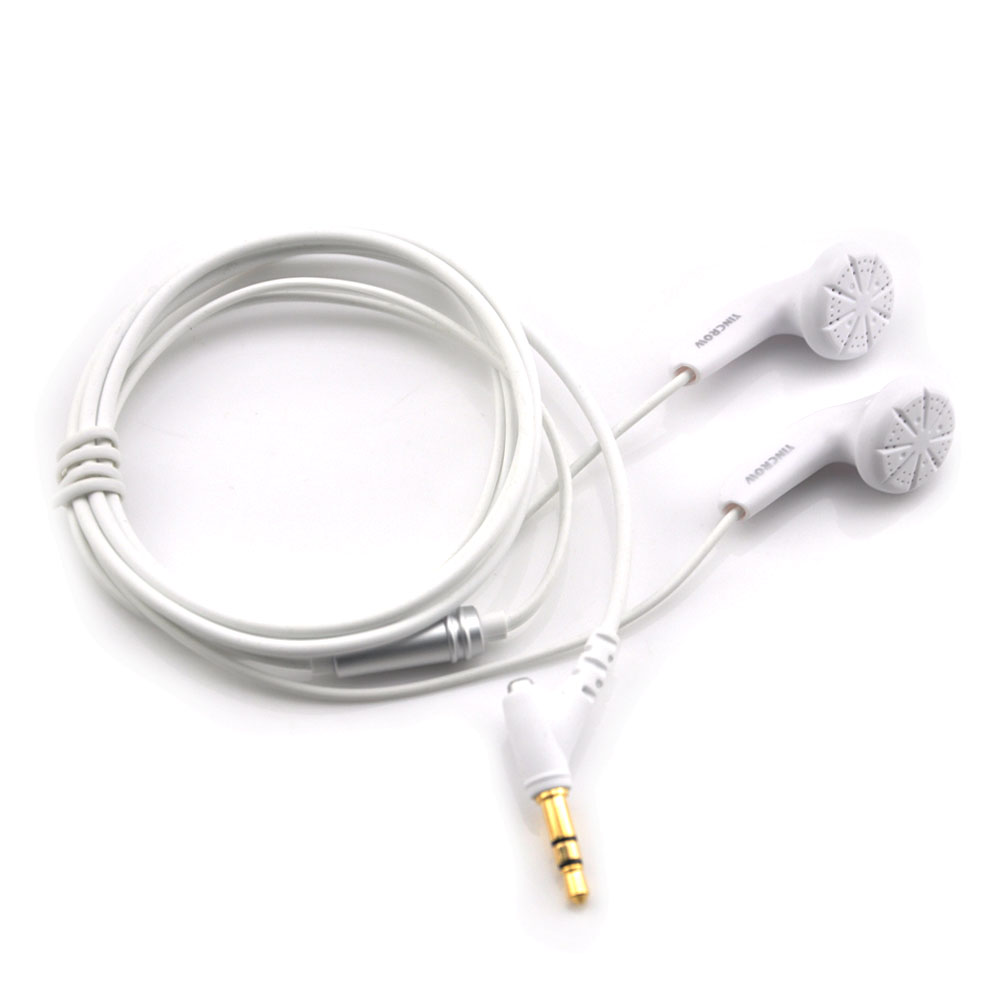 YINCROW X6 3,5mm auriculares intrauditivos auriculares de cabeza plana auriculares profesionales HIFI para fiebre PK1 MX985 sin micrófono: Blanco