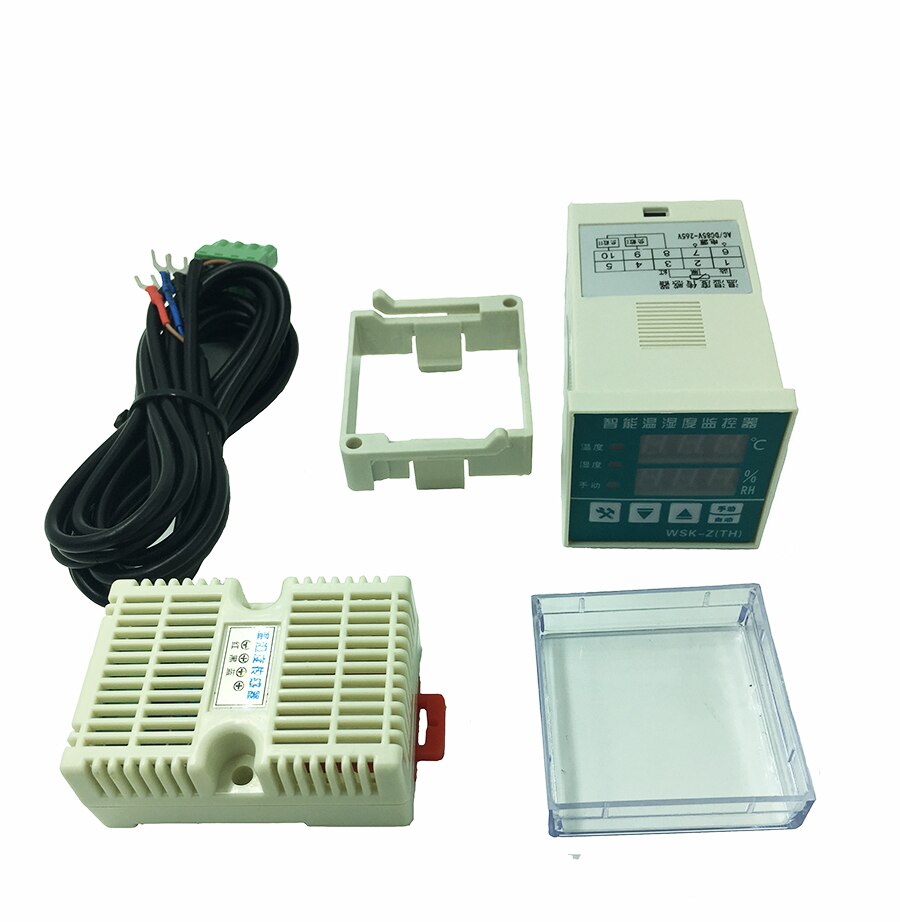 Digital thermostat hygrometer temperature and humidity controller meter Humidifier for incubator 220V 0-90C 0-99.9%RH