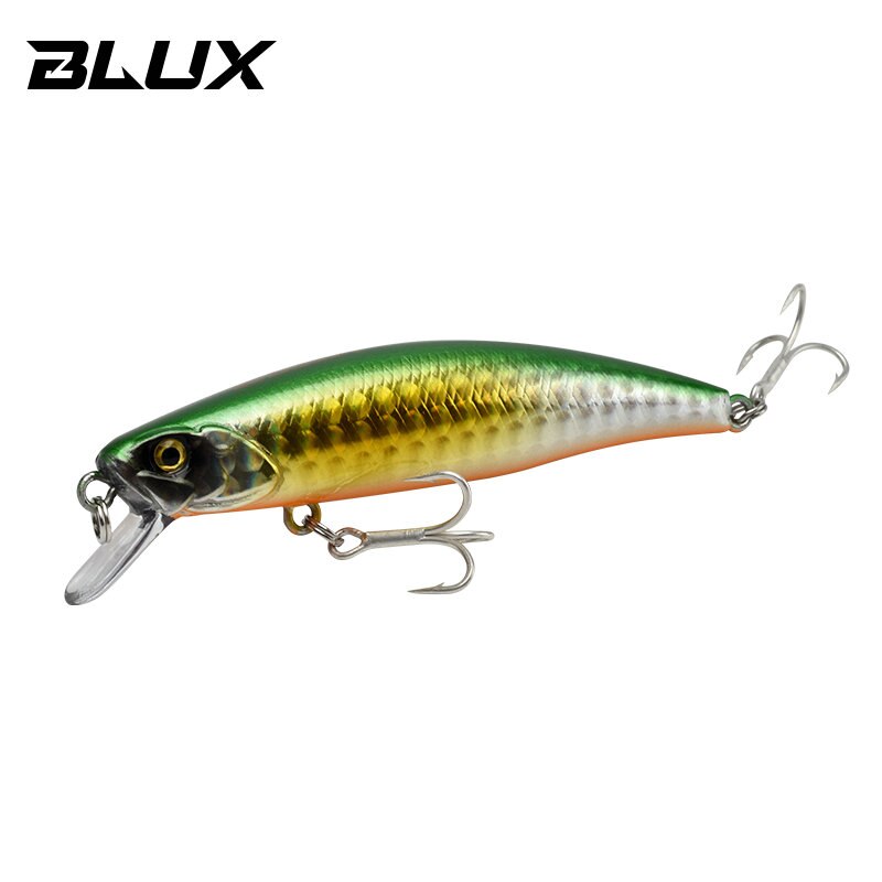 BLUX SPRINT 75SW-señuelo de pesca de peso fijo, piscardo que se hunde, 75mm, 11G, armado con anzuelo BKK Wobbler, aparejos de cebo para trucha, Roca, orilla
