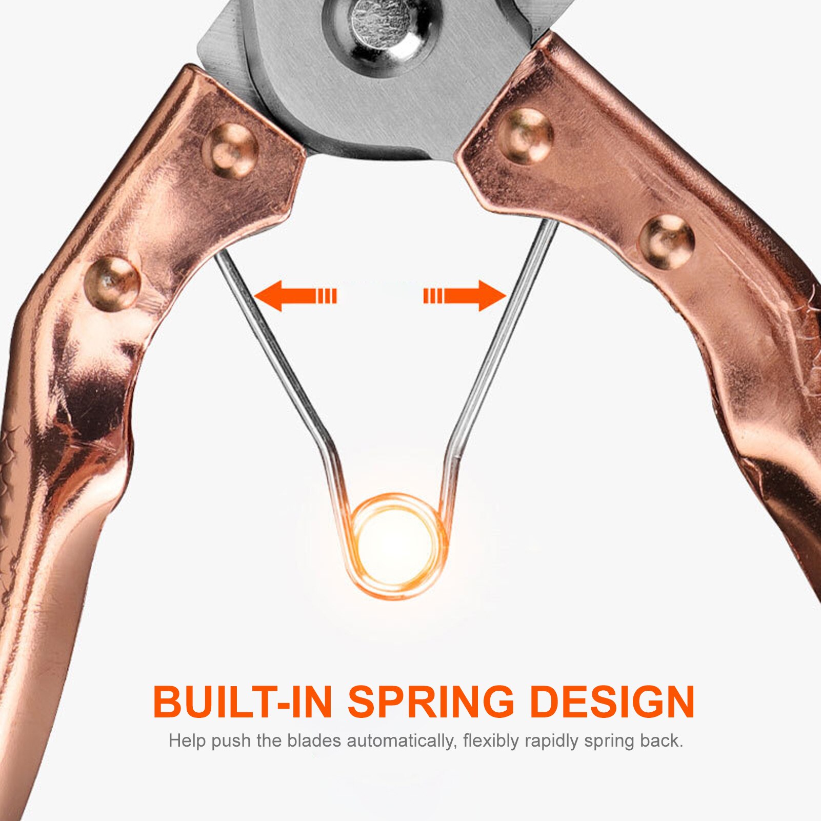 Plant Trim Horticulture Hand Pruner Cut Secateur Shrub Garden Scissor Garden Tools Anvil Branch Shear Orchard Pruning Shears